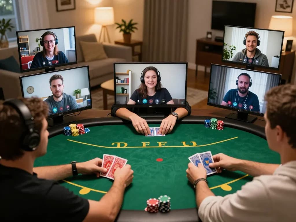 Players enjoying a virtual poker game on cm88, showcasing strategic moves and social bonding.