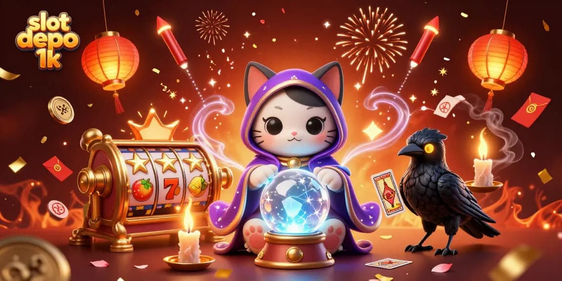 Temukan keseruan bermain slot depo 1k dengan jackpot tinggi dan permainan menarik di ilustrasi casino.