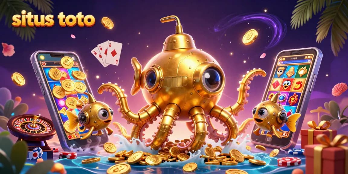 Menangkan peluang Anda di situs toto dengan ilustrasi 3D yang menarik dan elemen permainan yang beragam.