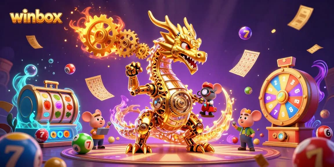 Experience the thrill of winbox with exciting slots and lottery elements in a vibrant scene.
