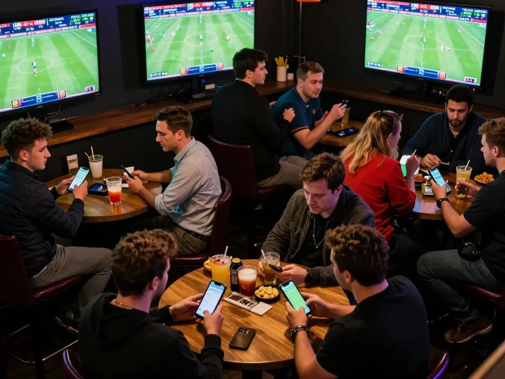 Watch sports betting action in a vibrant setting at tylekeonhacai88 with live updates and excitement.