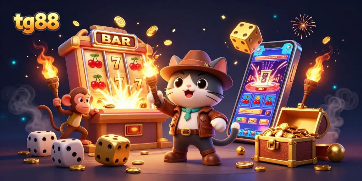 Embark on thrilling gaming adventures with tg88 in a vibrant casino world filled with excitement.