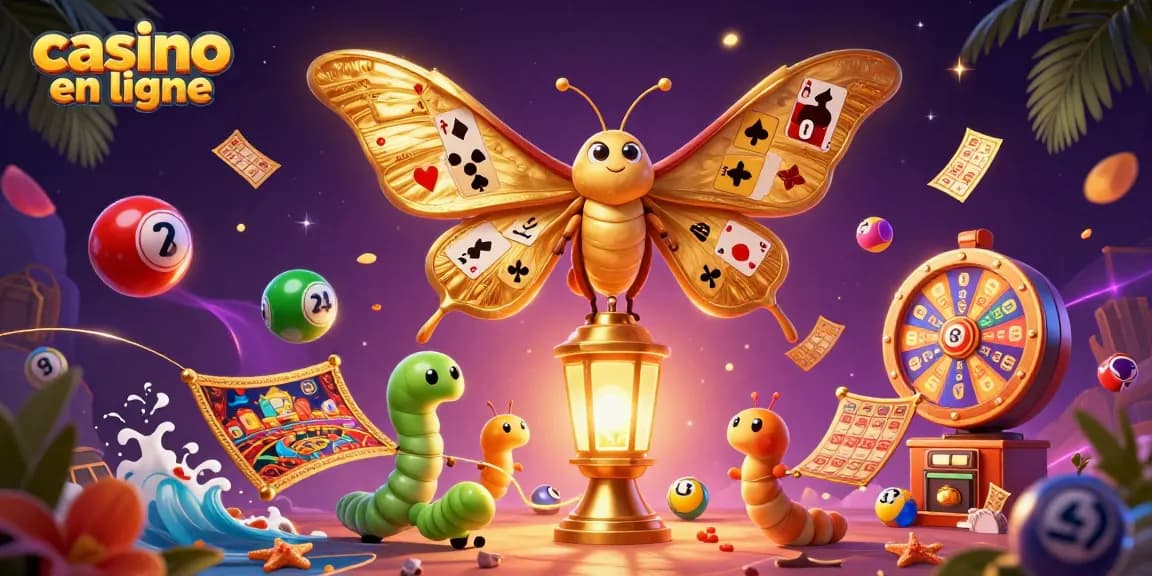 Joue au casino en ligne avec des machines à sous animées et une ambiance colorée remplie d'excitation.