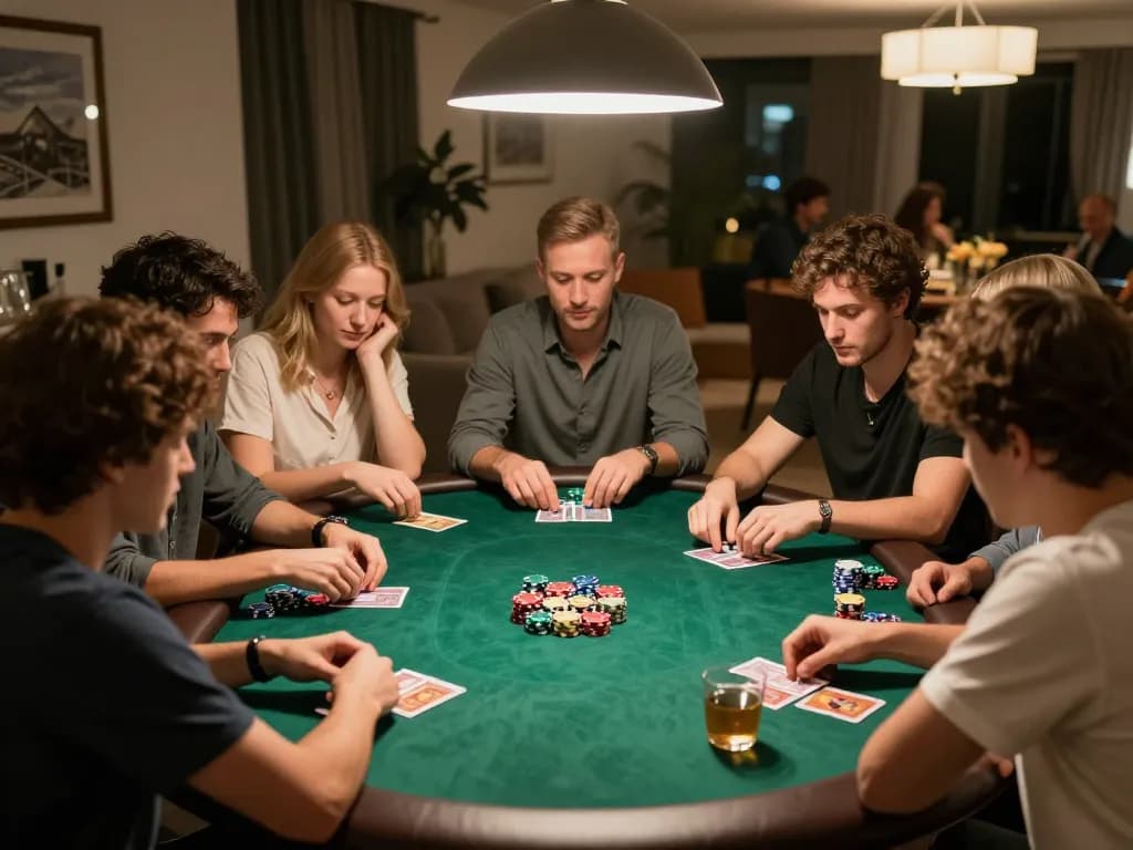 Play poker with friends in a cozy setting, enjoying the fun of 88clb and social gaming.