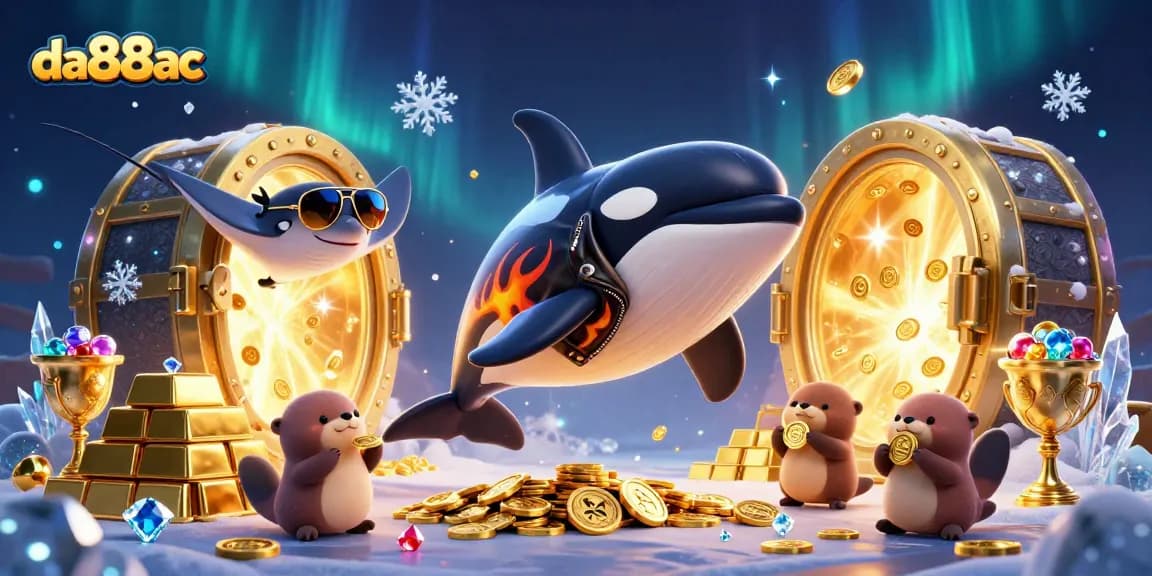 Experience the excitement at da88ac with animated characters and dazzling casino treasures.