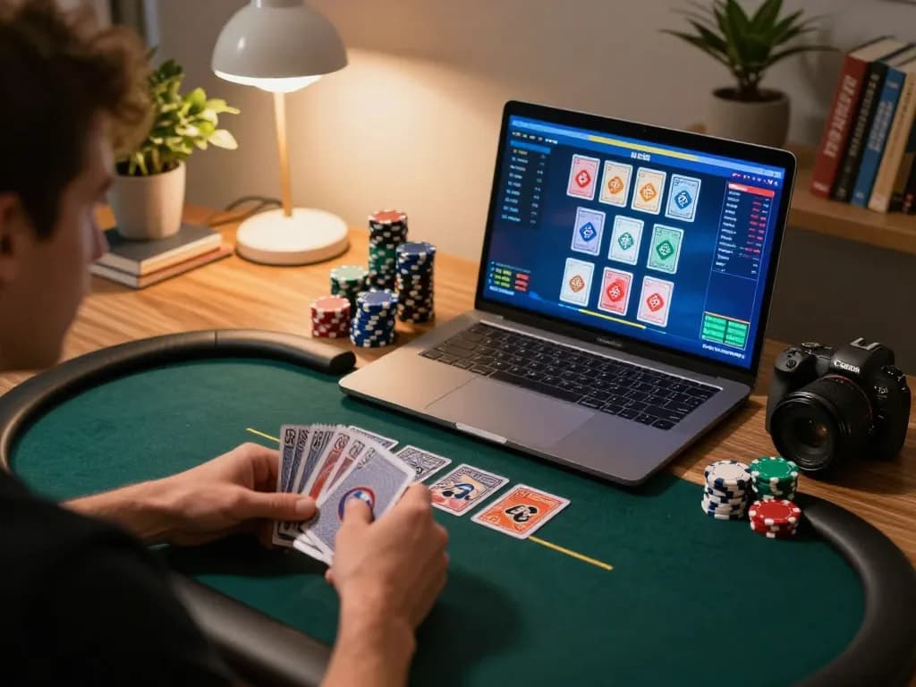 Experience exciting online poker gameplay with o8, engaging strategy, and cozy home atmosphere.