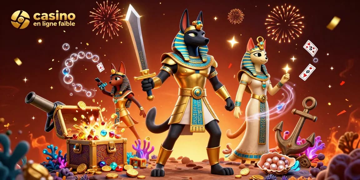 Découvrez le jeu excitant au casino en ligne fiable avec des personnages en 3D, des trésors et des effets lumineux.