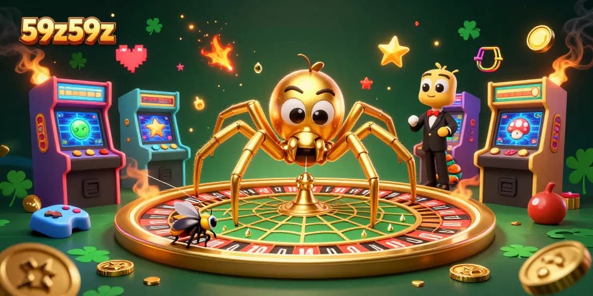Experience the thrill of 59z59z as the spider and centipede bring the casino to life!