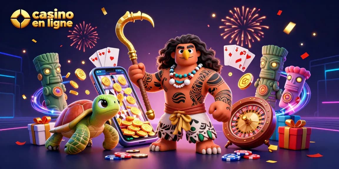 Découvrez les jeux passionnants de casino en ligne avec un décor vibrant et amusant.