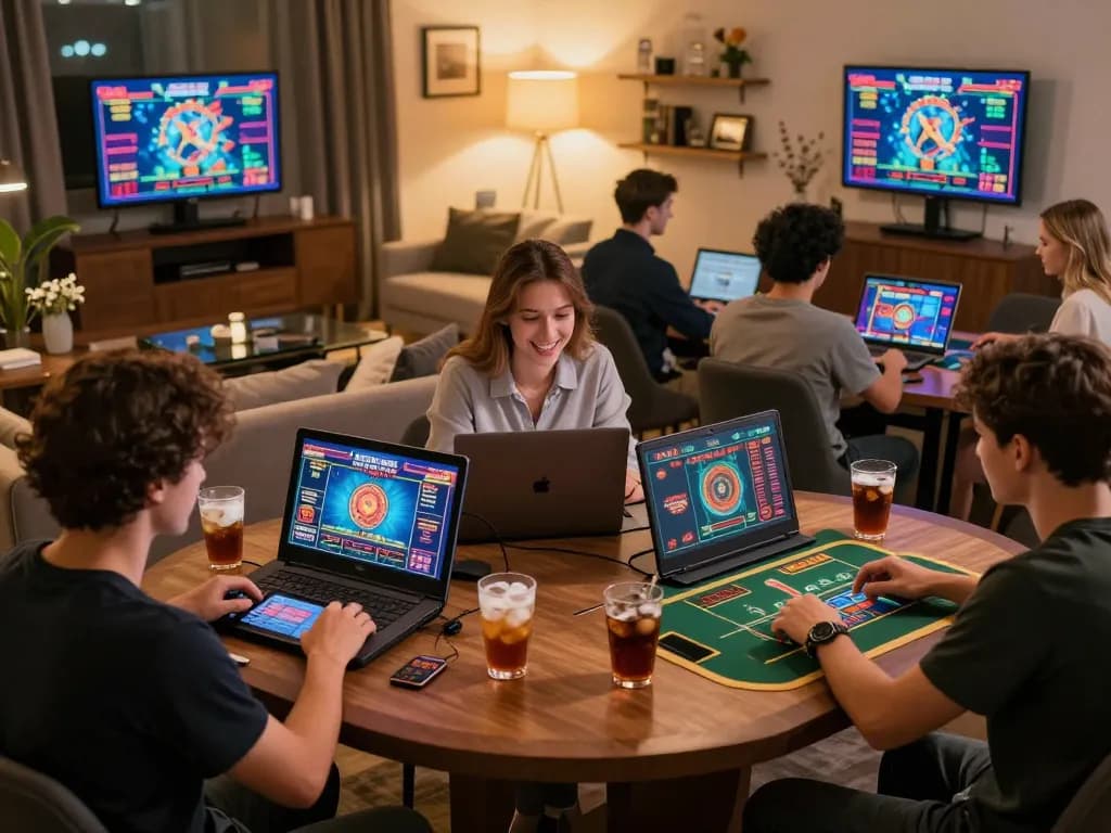 888top players engaged in strategic gameplay at home online casino.