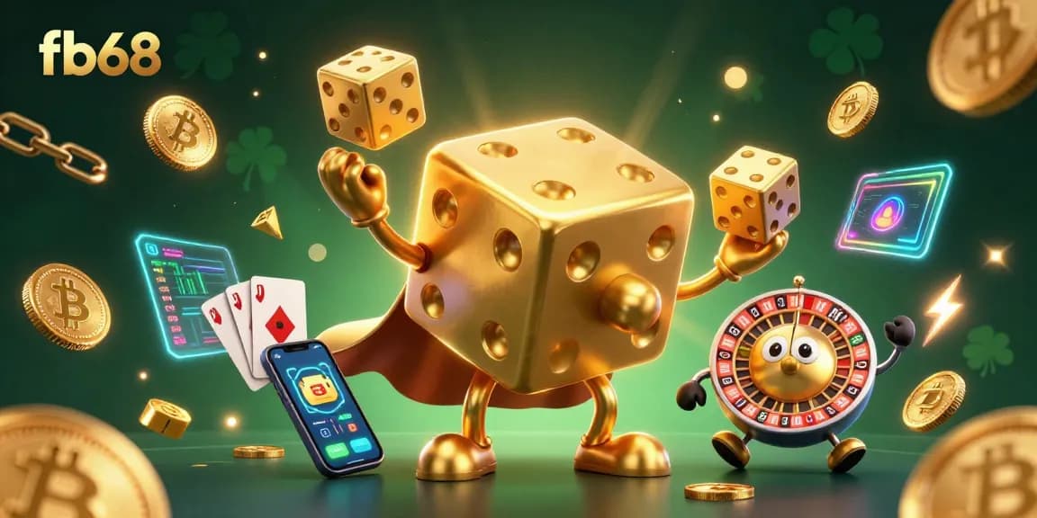 Experience thrilling gameplay at fb68 with an engaging scene featuring animated casino characters.