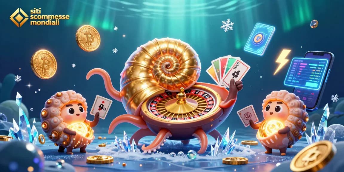 Siti scommesse mondiali: esamina i migliori bookmaker in un'illustrazione dinamica e colorata.