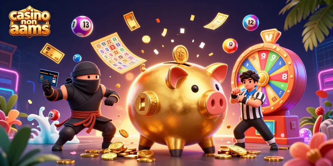 Gioca nei casino non AAMS con l'assistenza di un sumo e un ninja, circondato da tanti premi.