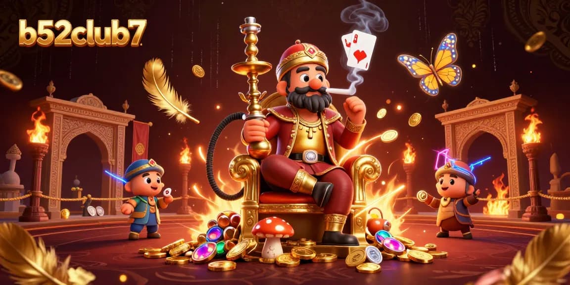 Engage with b52club7's vibrant casino scene featuring a caterpillar master and creature-rich elements.