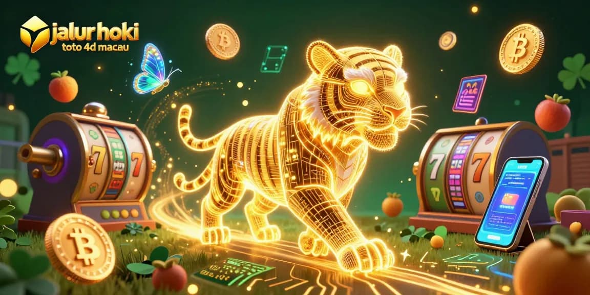 Engage in the thrill of jalur hoki toto 4d macau with dynamic slot reels and crypto elements for a vibrant gaming experience.