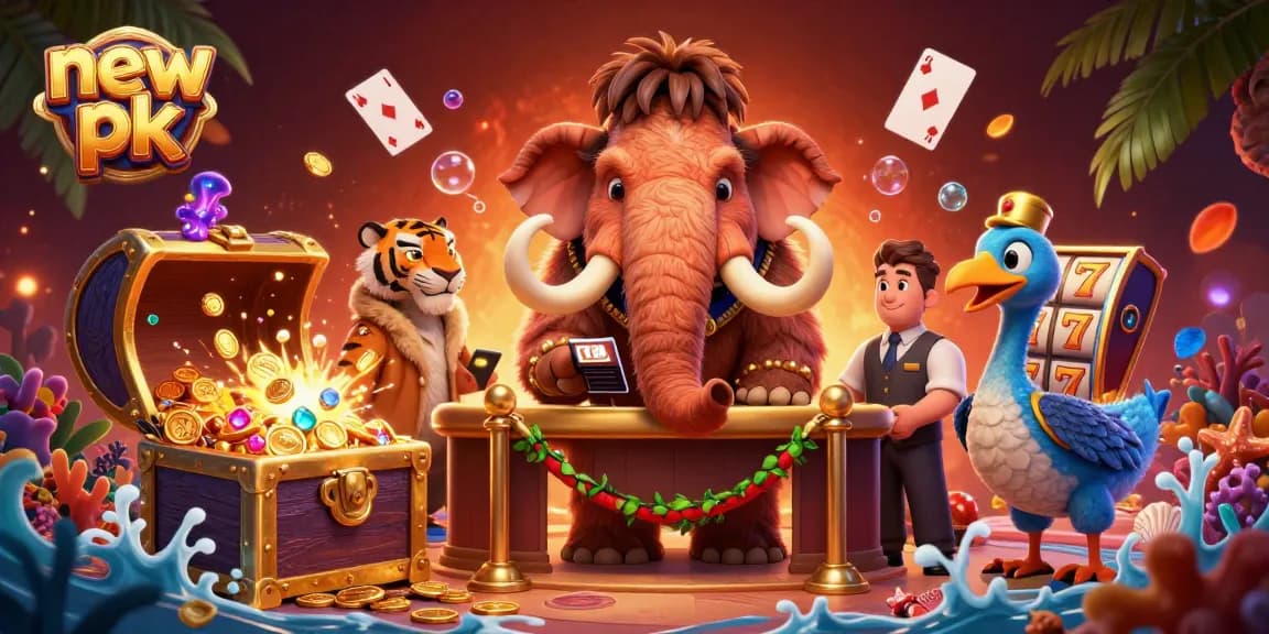 Experience thrilling wins at new pk, a vibrant casino with engaging characters and sparkling treasures