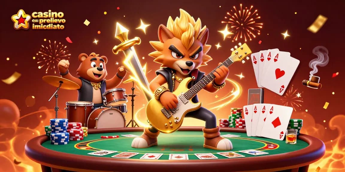 Gioca nei migliori casinò con prelievo immediato e scopri l'incredibile energia di questa scena casino