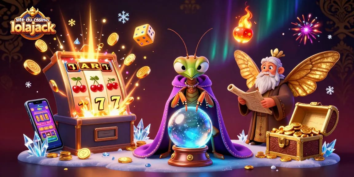 Spin big wins at site du casino lolajack with vibrant 3D characters, slots, and dynamic game elements.