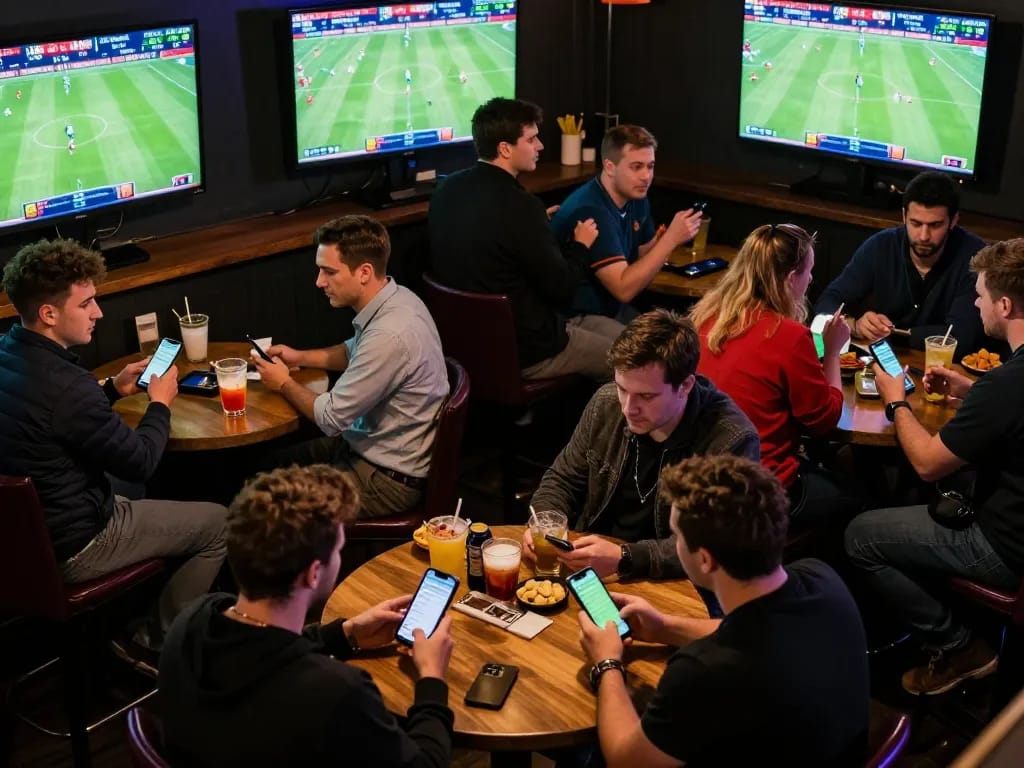 Watch sports betting action in a vibrant setting at tylekeonhacai88 with live updates and excitement.