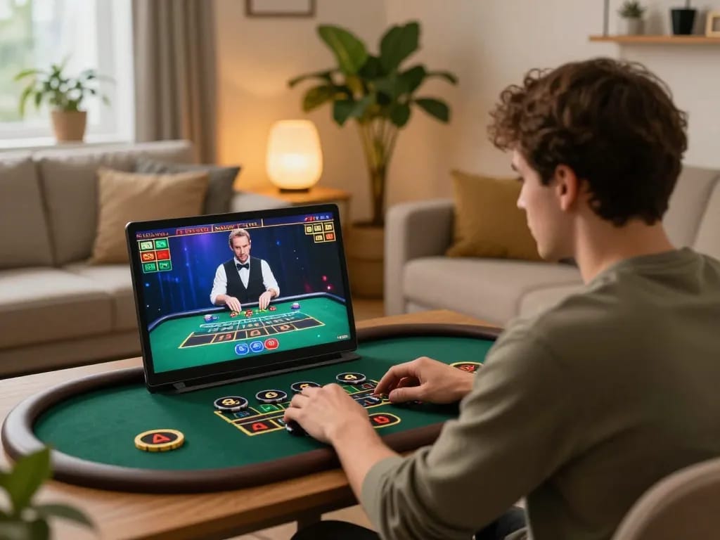 Playing strategic games at TR88 online casino for thrilling entertainment.