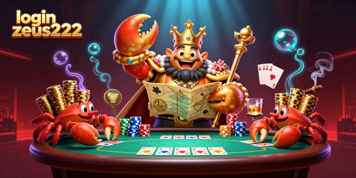 Login zeus222 sambil menikmati pengalaman bermain dengan karakter krustasea emas di kasino online.