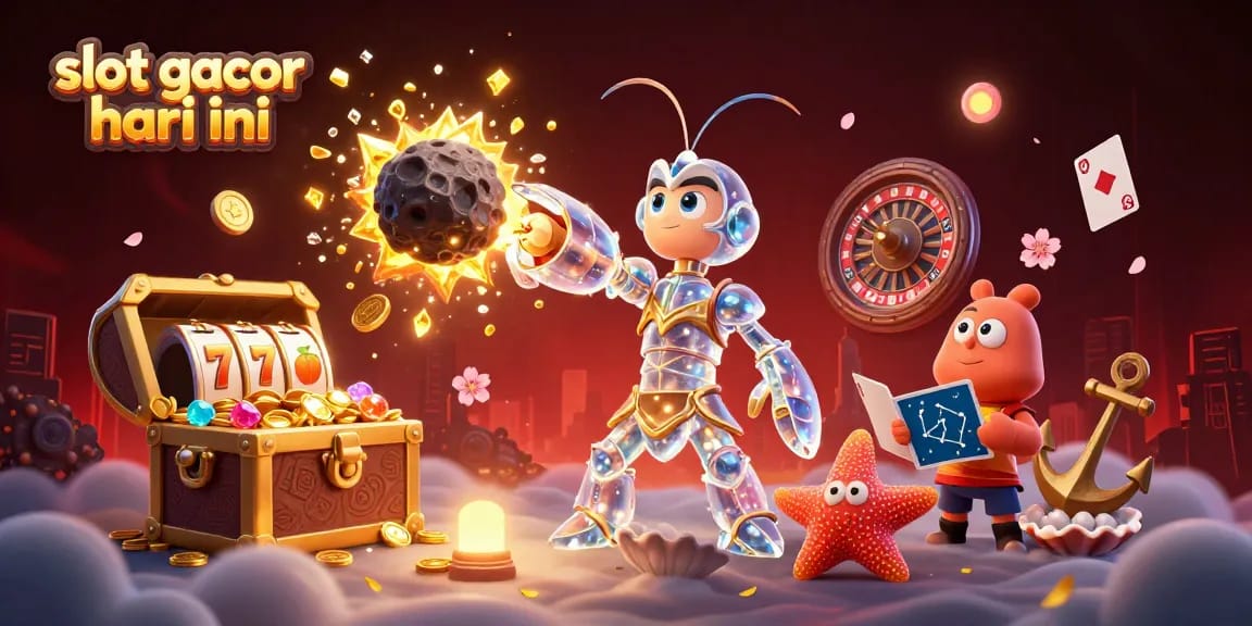Slot gacor hari ini menampilkan momen menarik dengan karakter 3D di kasino online