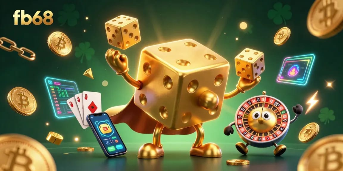 Experience thrilling gameplay at fb68 with an engaging scene featuring animated casino characters.