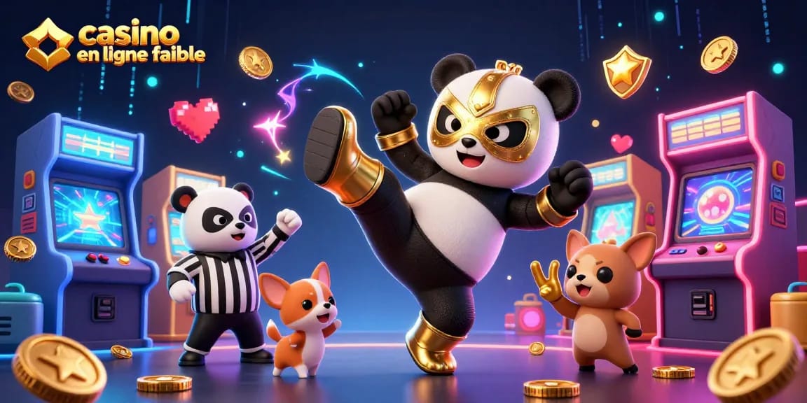 Découvrez les jeux au casino en ligne fiable avec un panda lutteur et des spectra de joie animalière.