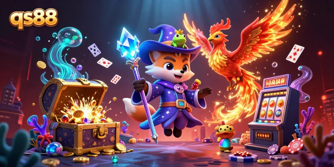 Experience qs88's enchanting world of online gaming featuring vibrant characters and exciting slot games.