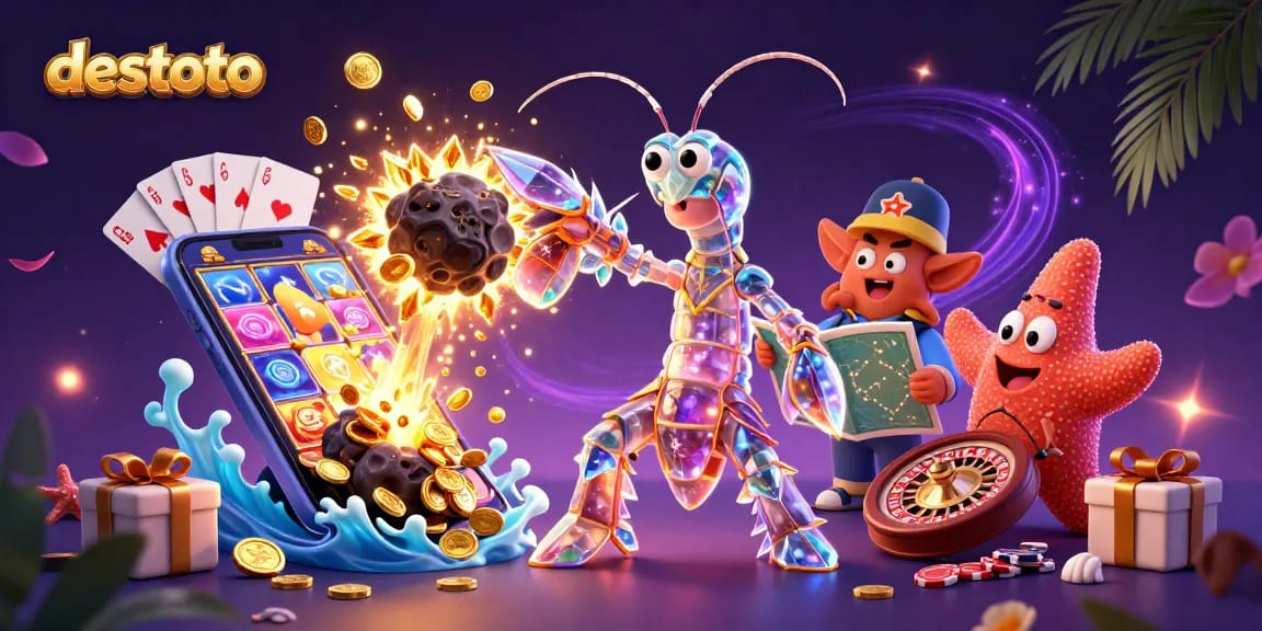Experience thrilling jackpot wins at destoto with vivid slot games and stunning cosmic illustrations.