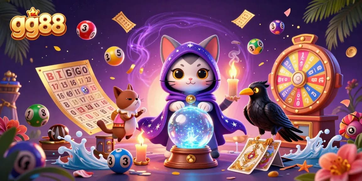 Experience the excitement at gg88 with vibrant games and magical elements creating a dynamic gambling atmosphere.