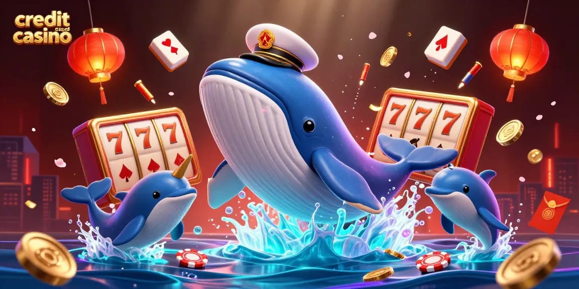 Experience the thrill of credit card casino gameplay with animated characters and vibrant symbols in a rich setting.