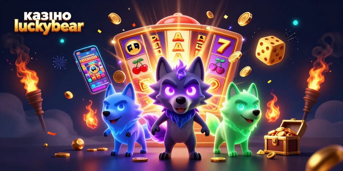 Spin the reels and win at казино luckybear with immersive 3D gaming graphics and vibrant action!