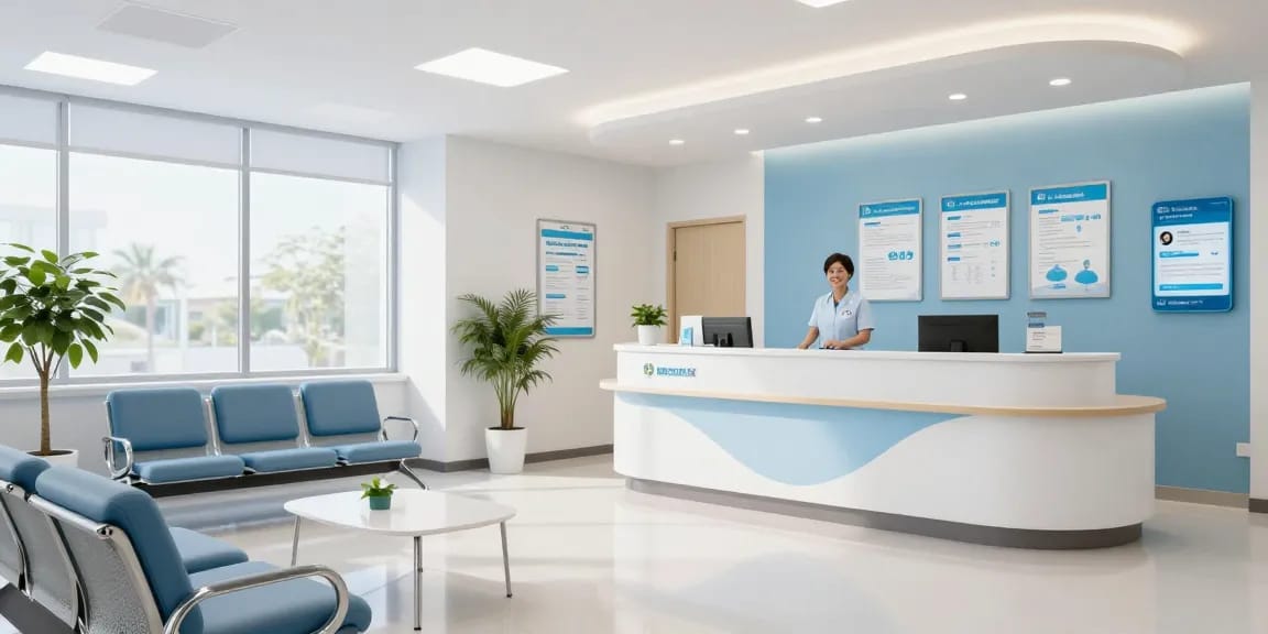 Buy Modafinil UK - trusted healthcare provider in a modern clinic environment promoting patient care.