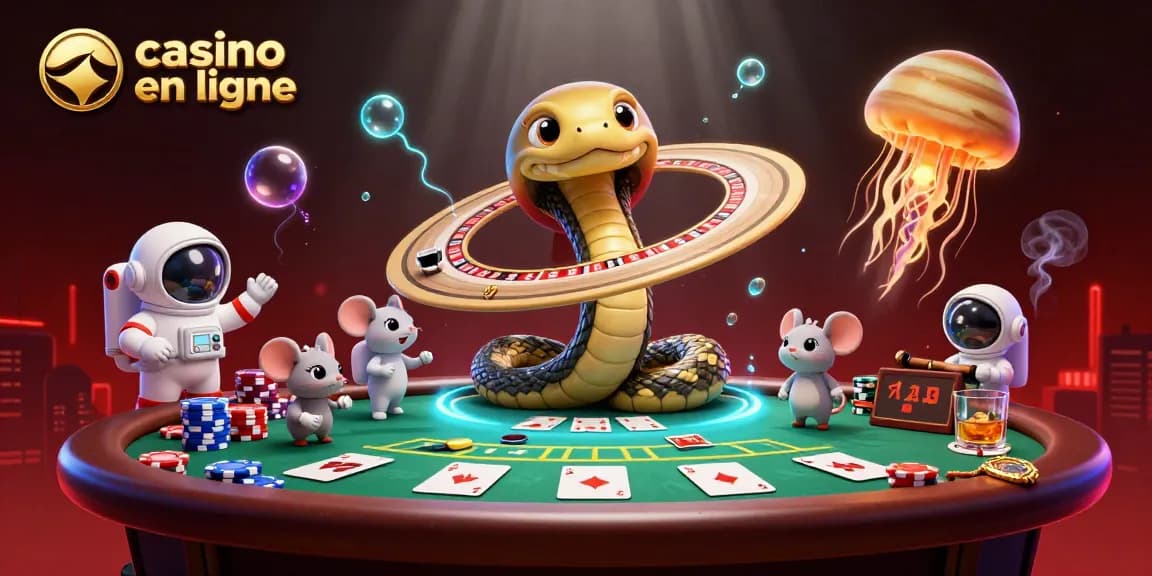 Les astronautes parient sur une roulette cosmique dans un casino en ligne captivant.
