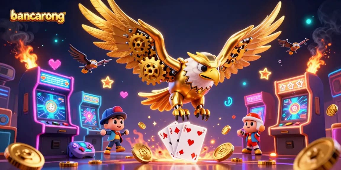 Experience the thrill of bancarong with vibrant 3D casino elements and dynamic characters.