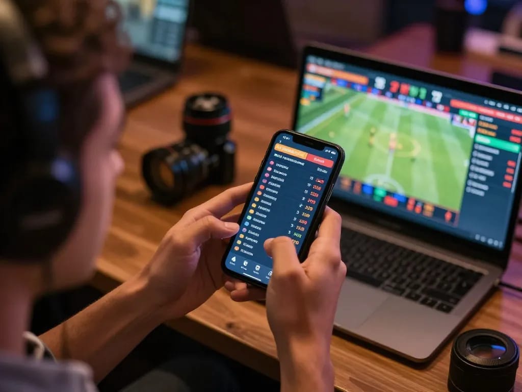 Bong88 users placing bets in an exciting online environment, showcasing dynamic sports action and betting options.