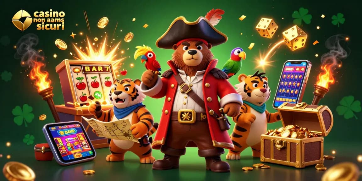 Vivi emozioni nei casino non aams sicuri con la nostra vivace avventura di gioco a tema pirata!
