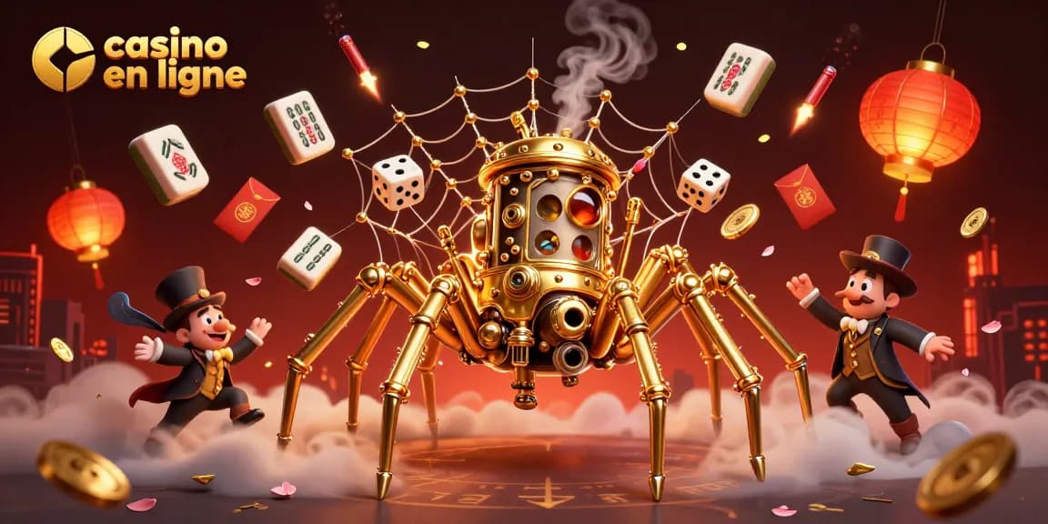 Jouez dans un casino en ligne captivant, entouré de symboles et d'éléments de jeu fascinants.