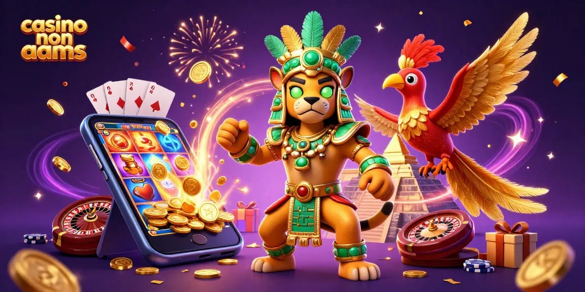 Giocando nei migliori casino non AAMS con l'energia dell'azzardo e slot scintillanti.