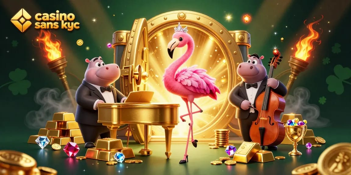 Casino sans kyc : jouer sans vérification d'identité avec ambiance festive et éléments de jeu.