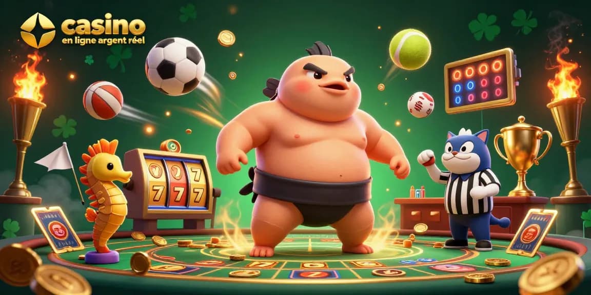 Découvrez l'excitation du casino en ligne argent réel avec un dynamique fugu 3D et ses amis !