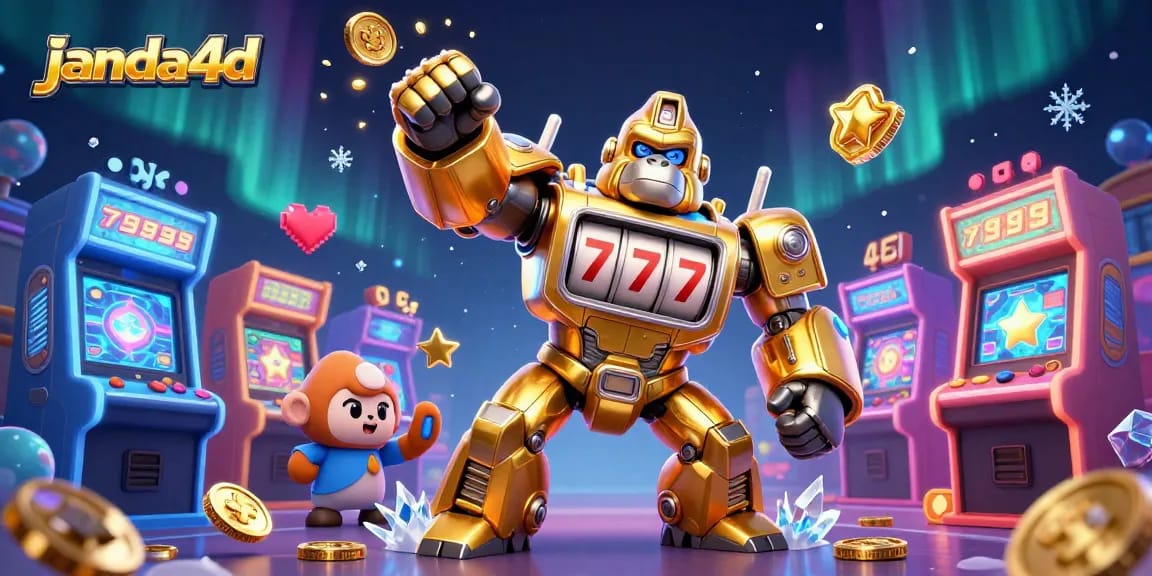 janda4d menghadirkan pengalaman bermain slot yang seru dengan gorila emas dan elemen permainan menyerang!