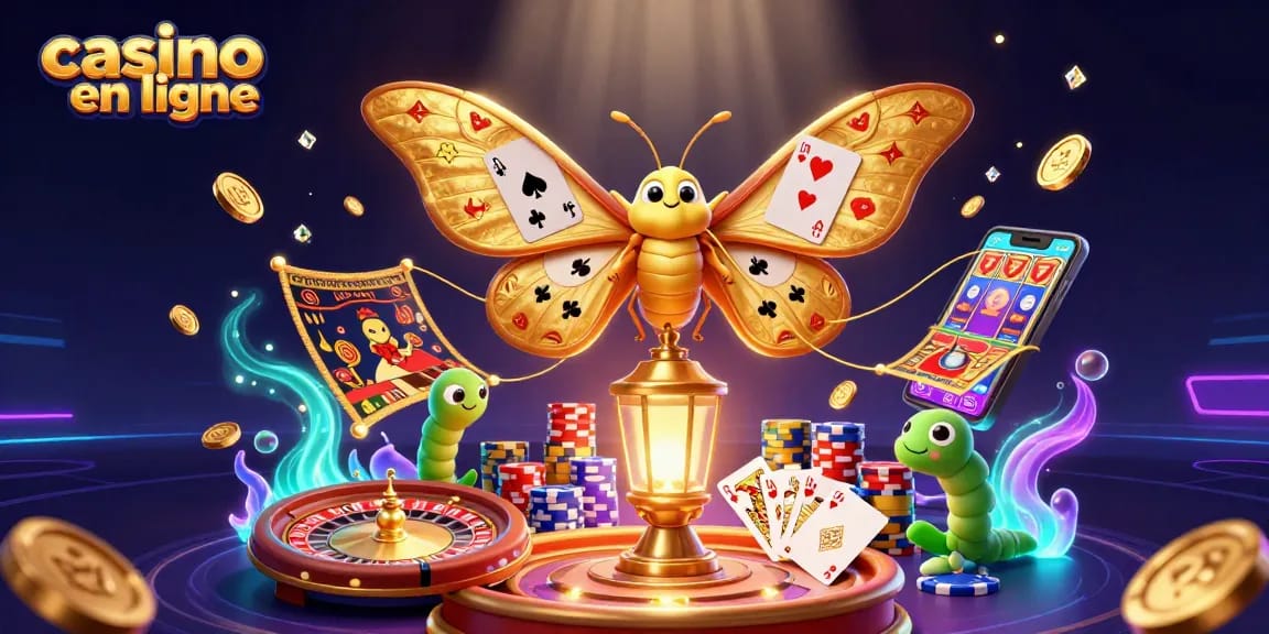Pariez sur casino en ligne avec des pièces d'or et des éléments de jeu captivants.