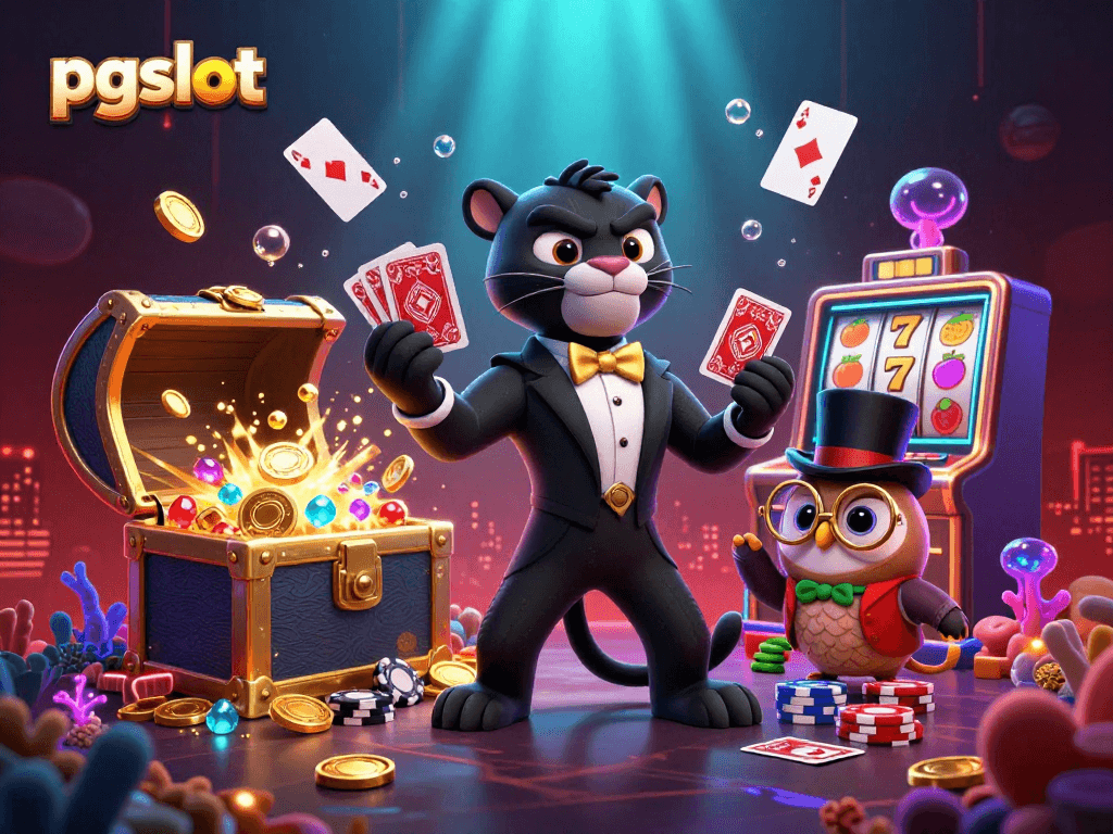เล่นเกมสล็อต pgslot ออนไลน์ในบรรยากาศคาสิโนระดับโลก พร้อมการ์ตูนสัตว์สุดน่ารัก