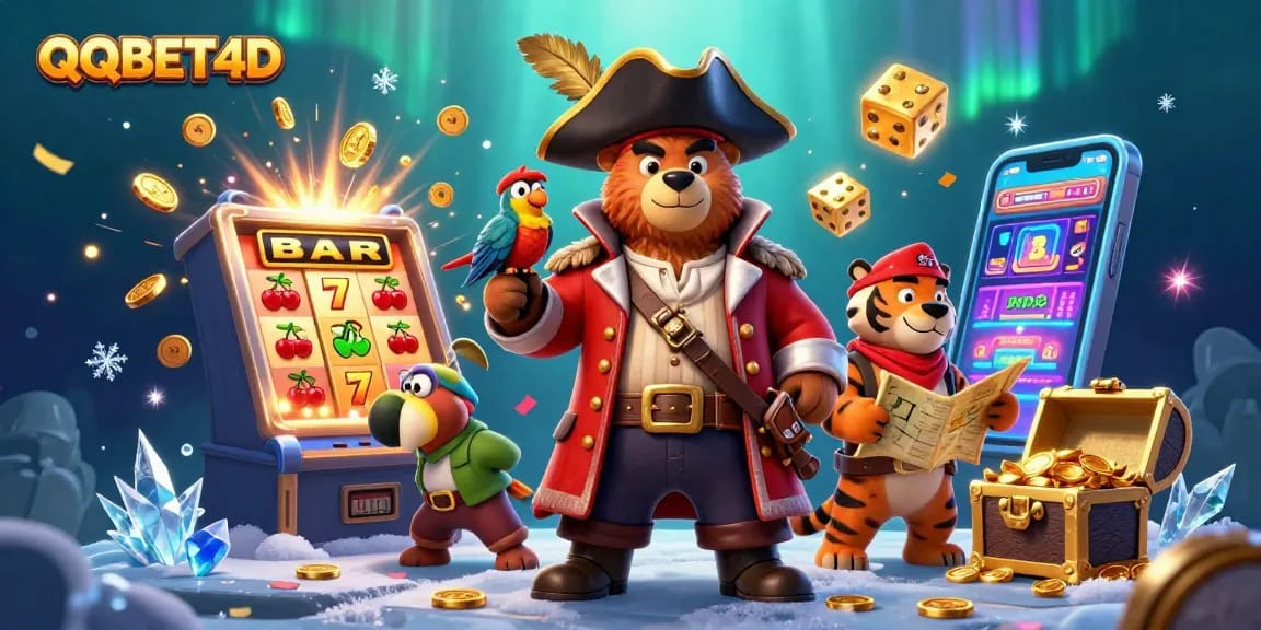 Menangkan jackpot menarik di QQBET4D dengan slot yang penuh warna dan harta karun!