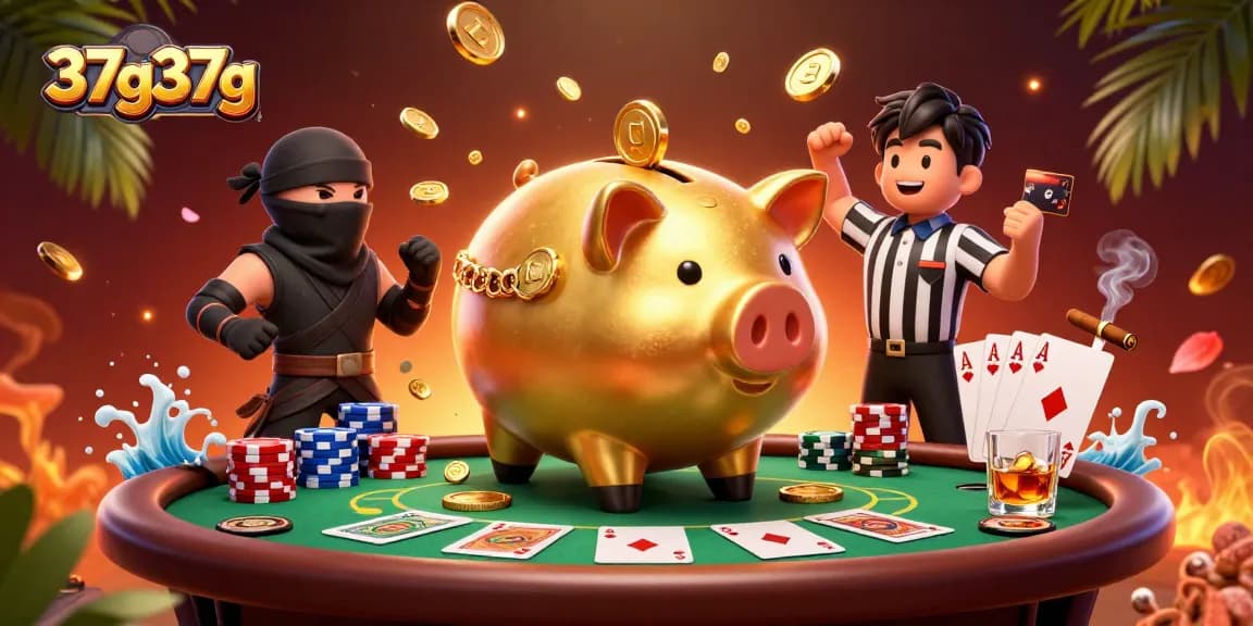 37g37g promove uma competição intensa entre o lutador e o ninja em um emocionante jogo de pôquer