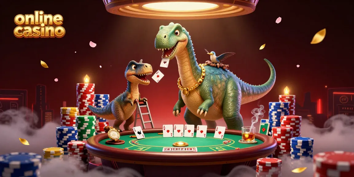 Enjoy thrilling online casino action with unique characters in a vibrant 3D illustration.