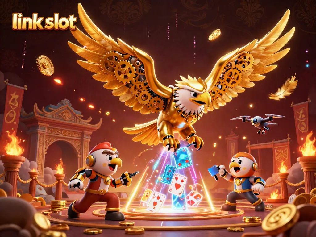 Bermain slot di lingkungan kasino dengan link slot yang penuh energi dan karakter unik.
