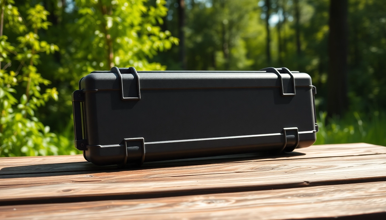 Purchase a premium pelican gun case for sale, showcasing its durability and sleek design for outdoor protection.